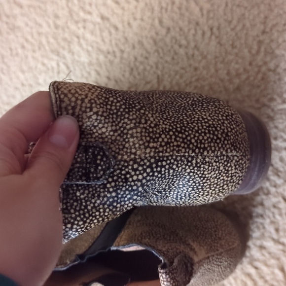 Madewell Nadine Animal Print Chelsea Booties Size 10 - Picture 8 of 14